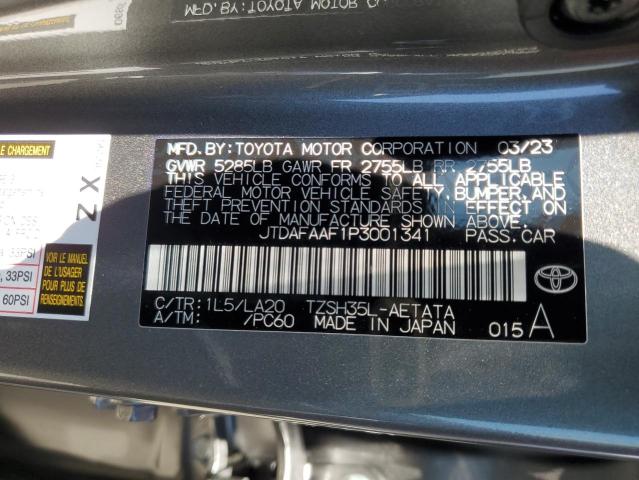 2023 TOYOTA CROWN PLAT - JTDAFAAF1P3001341