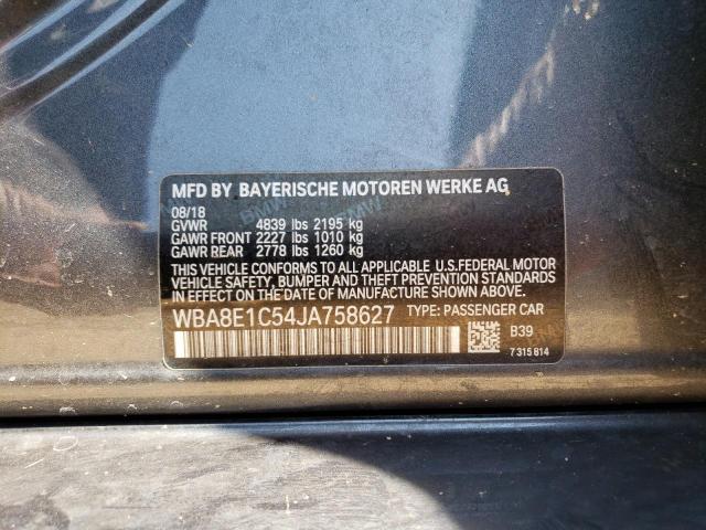 2018 BMW 330E - WBA8E1C54JA758627