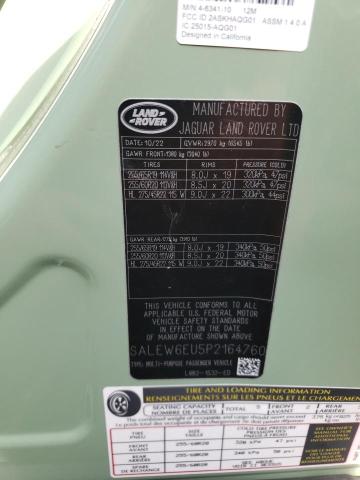 2023 LAND ROVER DEFENDER 9 - SALEW6EU5P2164760
