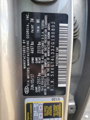 5XXGT4L33JG190802 KIA Optima Lx