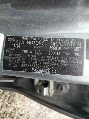 KNAFX5A87F5370328 KIA FORTE EX