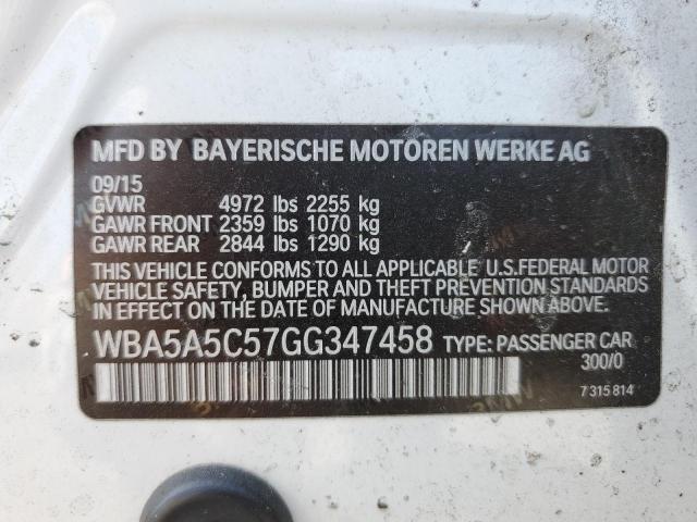 WBA5A5C57GG347458 BMW 528 I