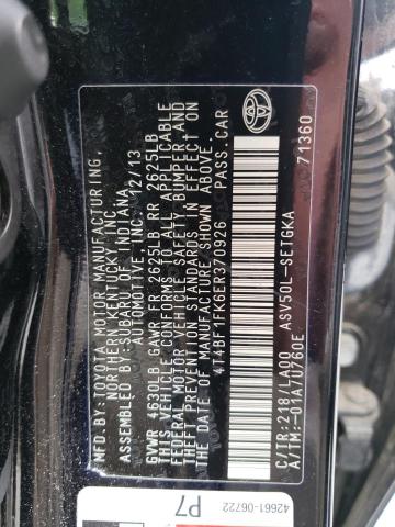 4T4BF1FK6ER370926 2014 Toyota Camry L