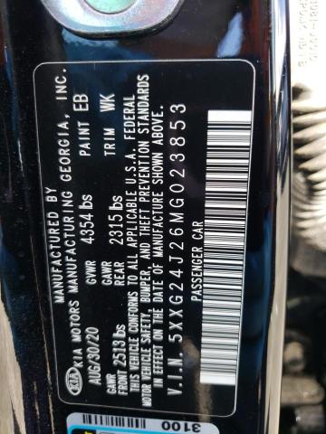 5XXG24J26MG023853 KIA K5 LX
