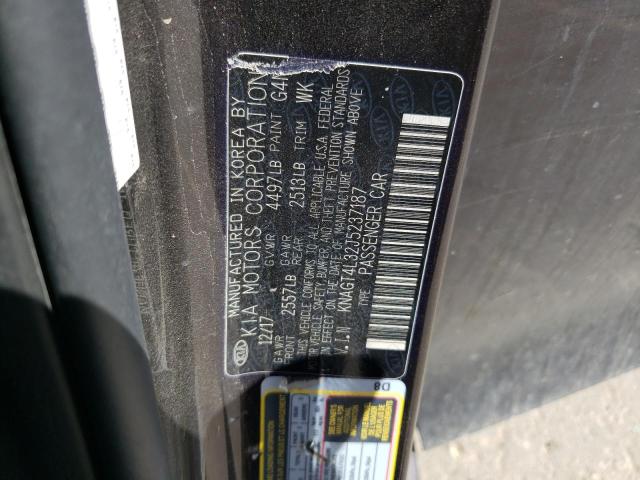 KNAGT4L32J5237187 KIA Optima Lx