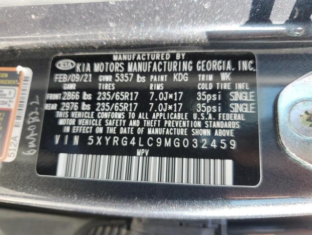 5XYRG4LC9MG032459 KIA SORENTO LX