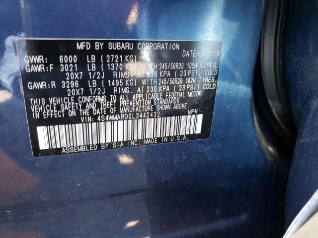 4S4WMARD0L3442432 Subaru Ascent Touring