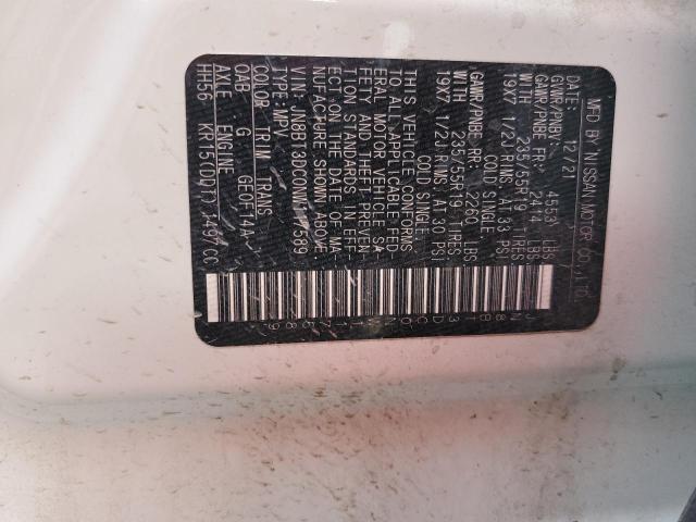 2022 NISSAN ROGUE PLAT - JN8BT3DC0NW117589