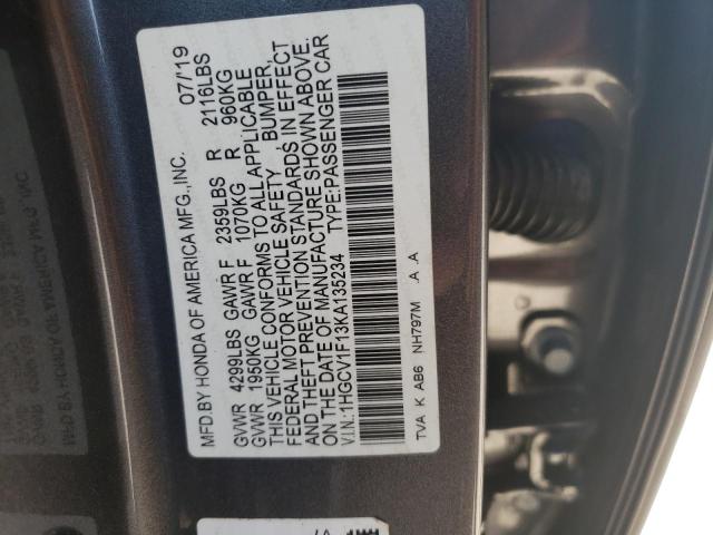 1HGCV1F13KA135234 Honda Accord LX 12