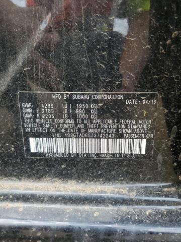 4S3GTAD65J3742243 Subaru Impreza Premium Plus