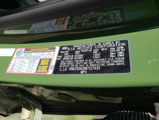 KNDJ33AU1M7127433 KIA SOUL EX
