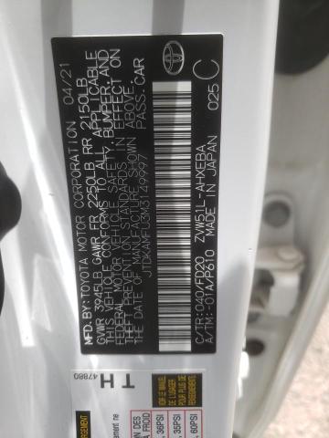JTDKAMFU3M3149997 Toyota Prius Special Edition