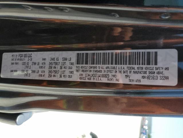 1C4HJXDG7JW166823 Jeep Wrangler Unlimited Sport