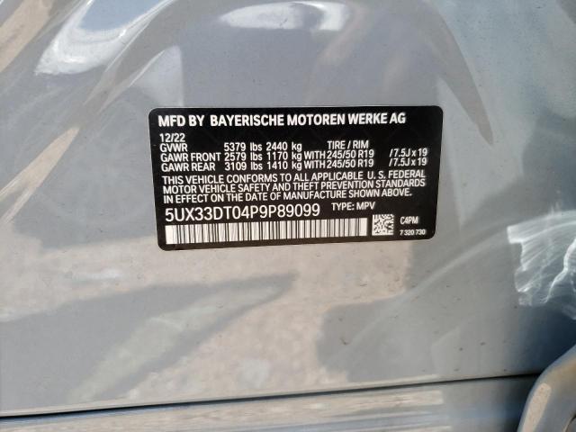 2023 BMW X4 XDRIVE3 - 5UX33DT04P9P89099