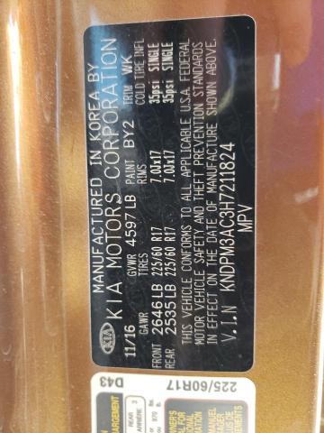 KNDPM3AC3H7211824 KIA Sportage Lx
