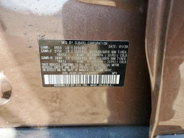 4S4BTANC1L3173582 Subaru Outback Limited