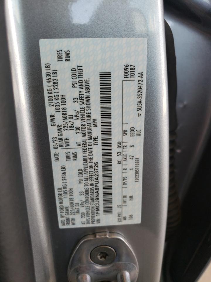 1FMCU9NA8PUA23726 FORD ESCAPE ST 2023