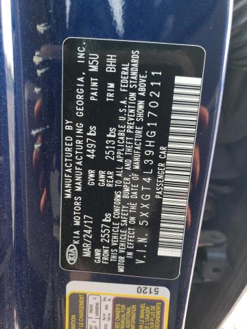 2019 KIA CADENZA LU - 5XXGT4L39HG170211