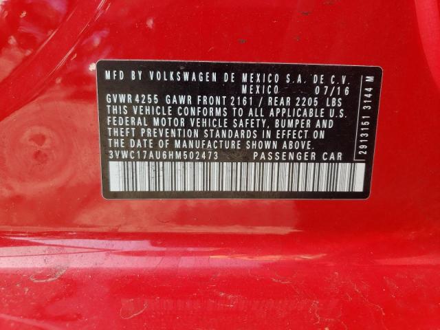 2017 VOLKSWAGEN GOLF SPORT - 3VWC17AU6HM502473