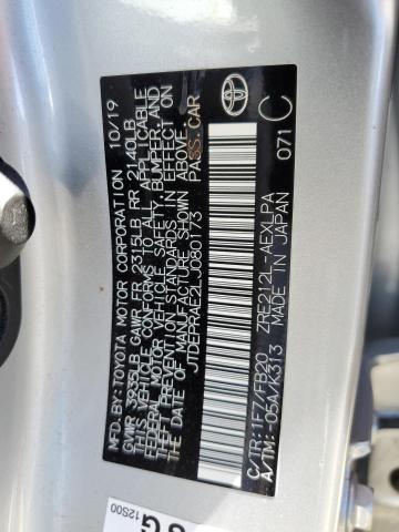 JTDEPRAE2LJ080173 Toyota COROLLA LE