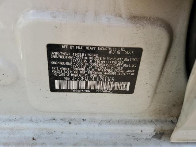 JF2GPACC4F8281365 Subaru Xv Crosstrek 2.0 Premium