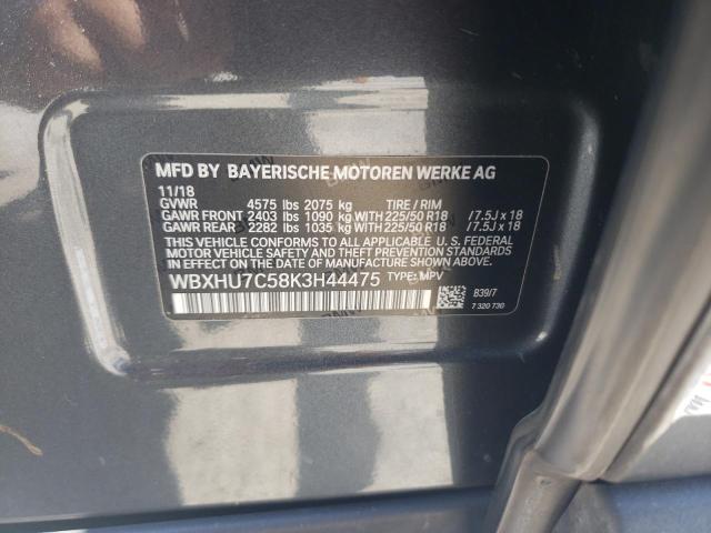 WBXHU7C58K3H44475 BMW X1 Sdrive28i