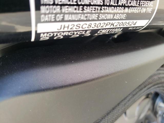 2023 HONDA CMX1100 A JH2SC8302PK200524