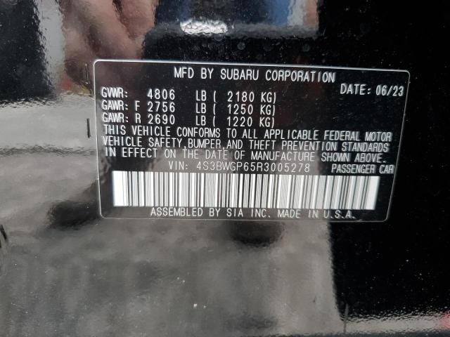 4S3BWGP65R3005278 Subaru Legacy Touring Xt