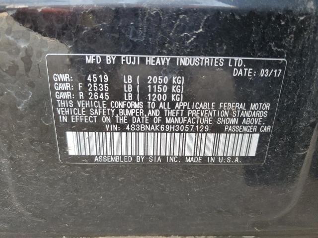 4S3BNAK69H3057129 Subaru Legacy 2.5i Limited