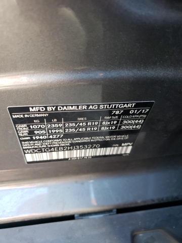 WDCTG4EB2HJ353270 Mercedes-Benz GLA 250