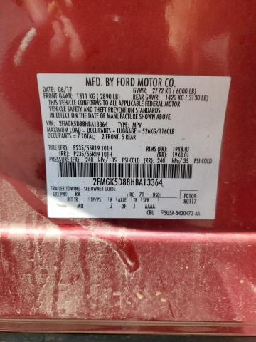 2FMGK5D88HBA13364 Ford Flex Limited
