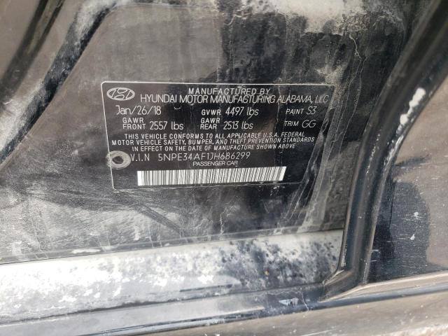 5NPE34AF1JH686299 Hyundai Sonata Sport