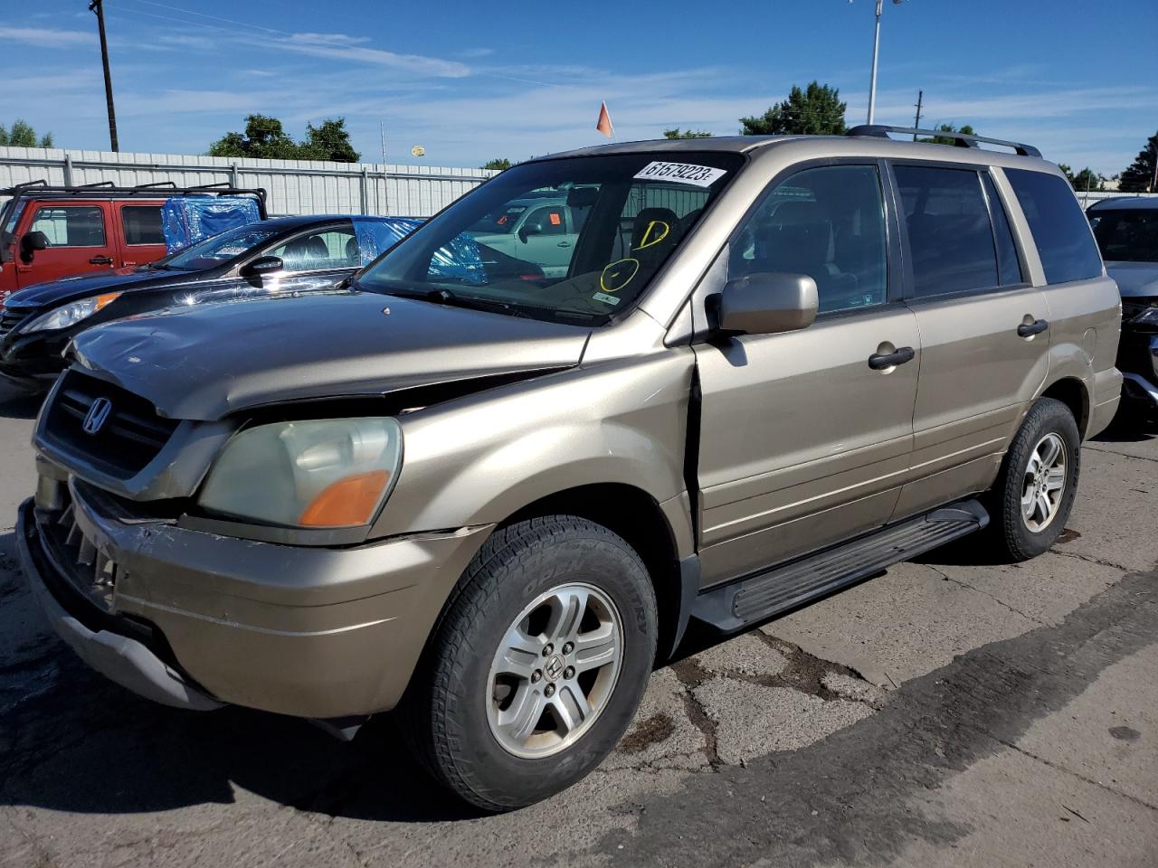 Honda Pilot 2005 Gold