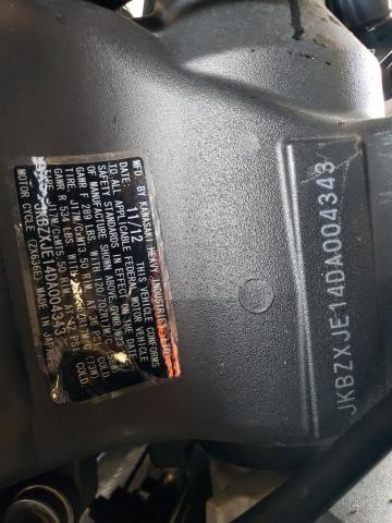 2013 KAWASAKI ZX636 E - JKBZXJE14DA004343