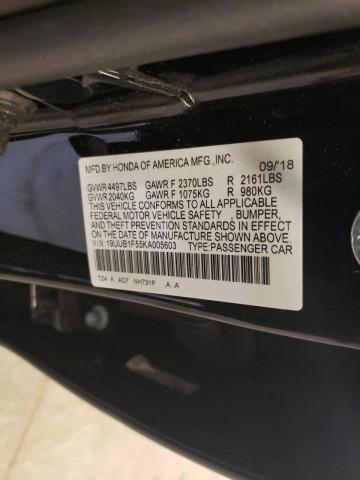 2019 ACURA TLX TECHNO - 19UUB1F55KA005603