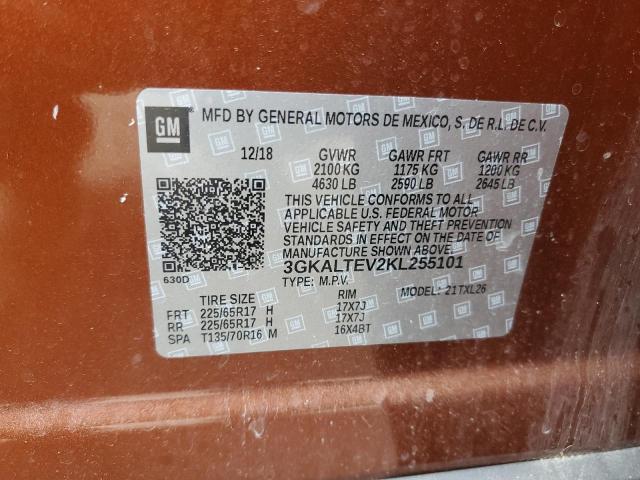 3GKALTEV2KL255101 GMC Terrain Sle