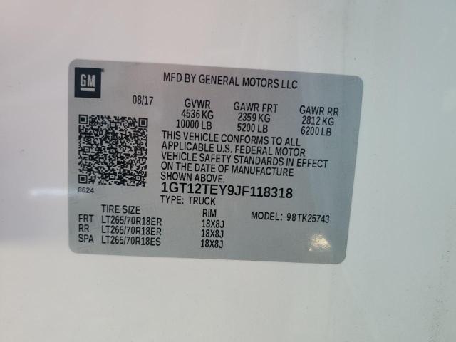 1GT12TEY9JF118318 GMC Sierra K2500 Slt
