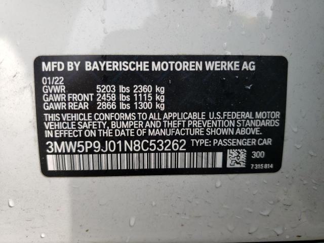 2022 BMW 330XE 3MW5P9J01N8C53262