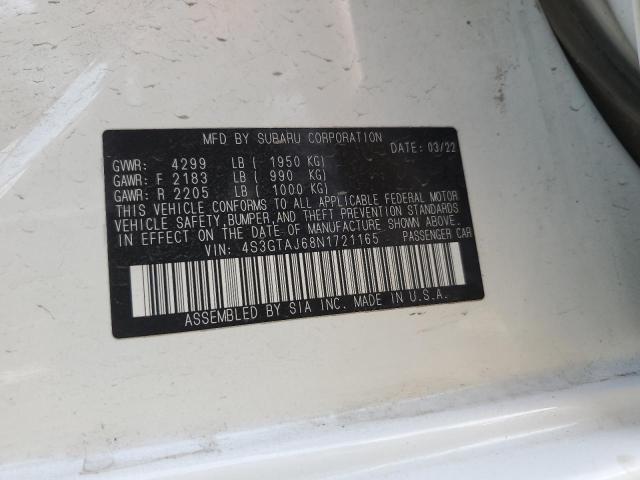 4S3GTAJ68N1721165 Subaru Impreza Sport