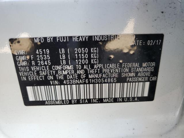 4S3BNAF61H3054865 Subaru Legacy 2.5i Premium