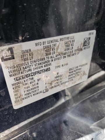 1GKS2BKC6FR253483 GMC YUKON SLT