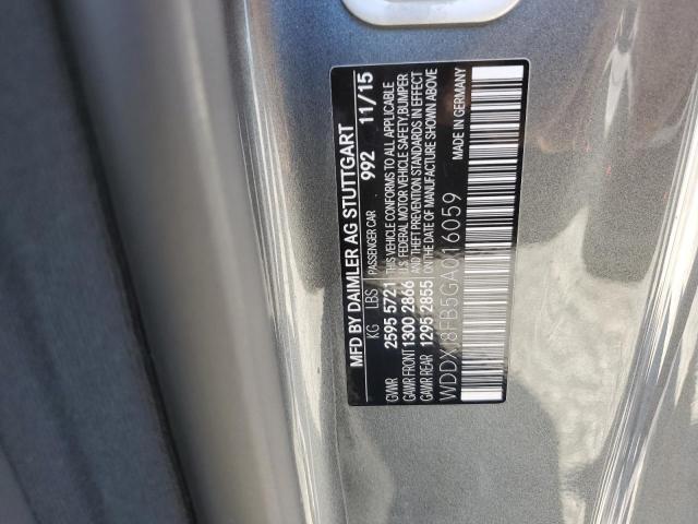 WDDXJ8FB5GA016059 Mercedes-Benz S 550