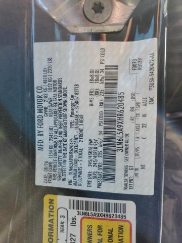 2017 LINCOLN MKZ PREMIE 3LN6L5A9XHR620485