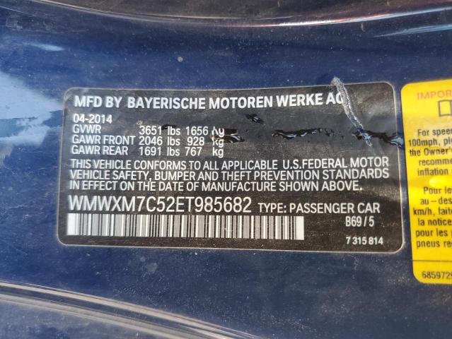 WMWXM7C52ET985682 Mini COOPER S