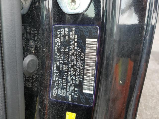 2019 HYUNDAI VELOSTER B - KMHTG6AF0KU009707