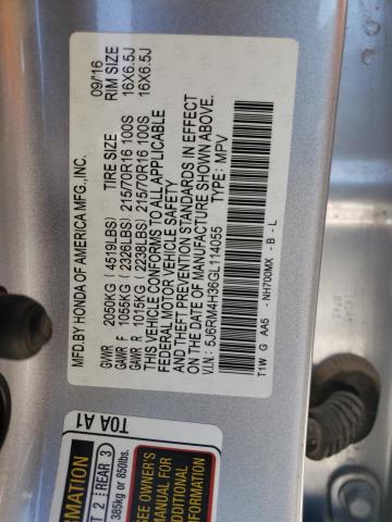 5J6RM4H36GL114055 Honda CR-V LX