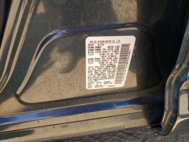 JN8AS5MV0FW767679 Nissan Rogue Select S