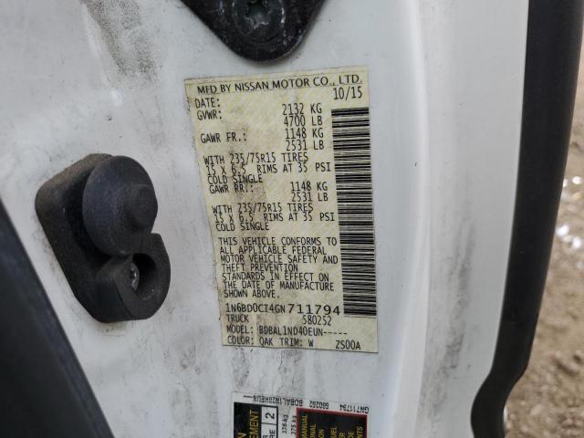 1N6BD0CT4GN711794 Nissan FRONTIER S