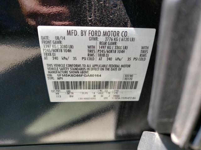 2015 FORD EXPLORER X - 1FM5K8D86FGA60164