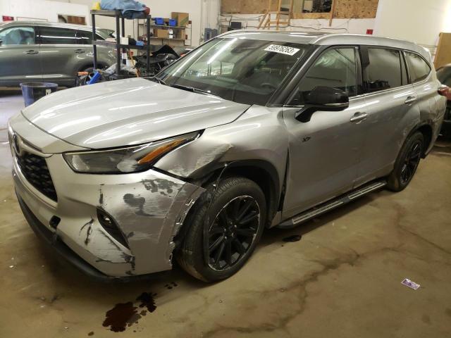 VIN 5TDGZRAH4NS104833 2022 Toyota Highlander, Xle no.1